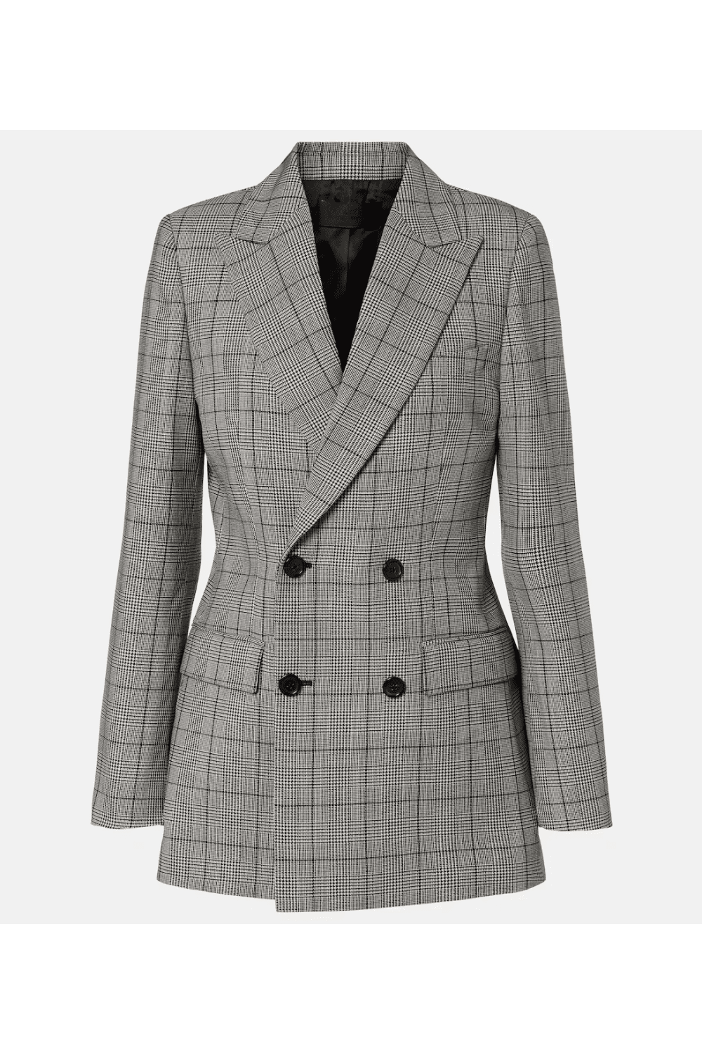 Nili Lotan Weston plaid virgin wool blazer