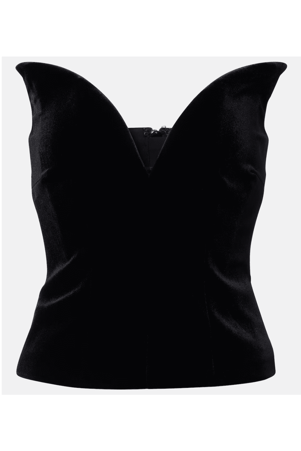 Roland Mouret Velvet corset top