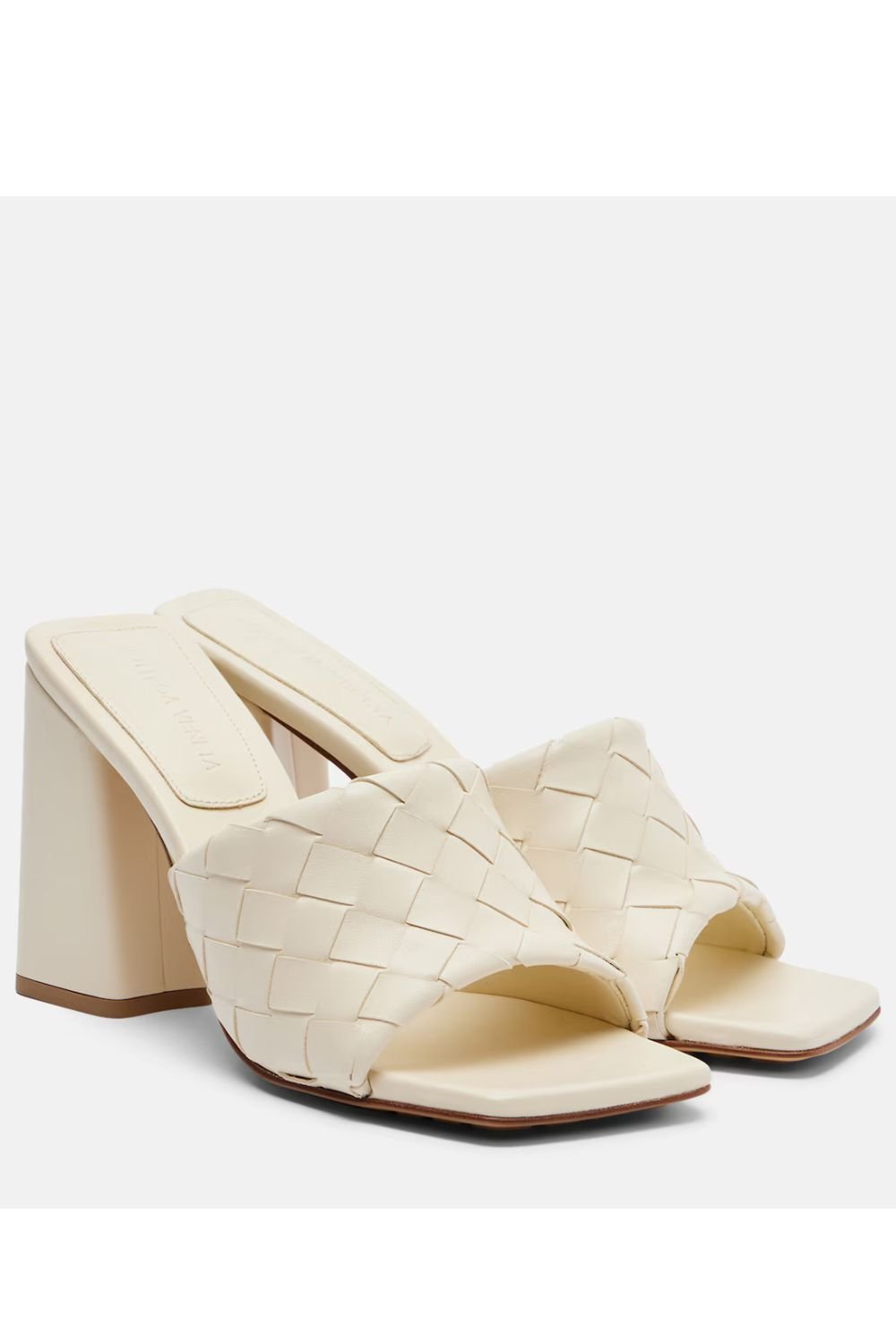 Bottega Veneta Parco 90 Intrecciato leather mules