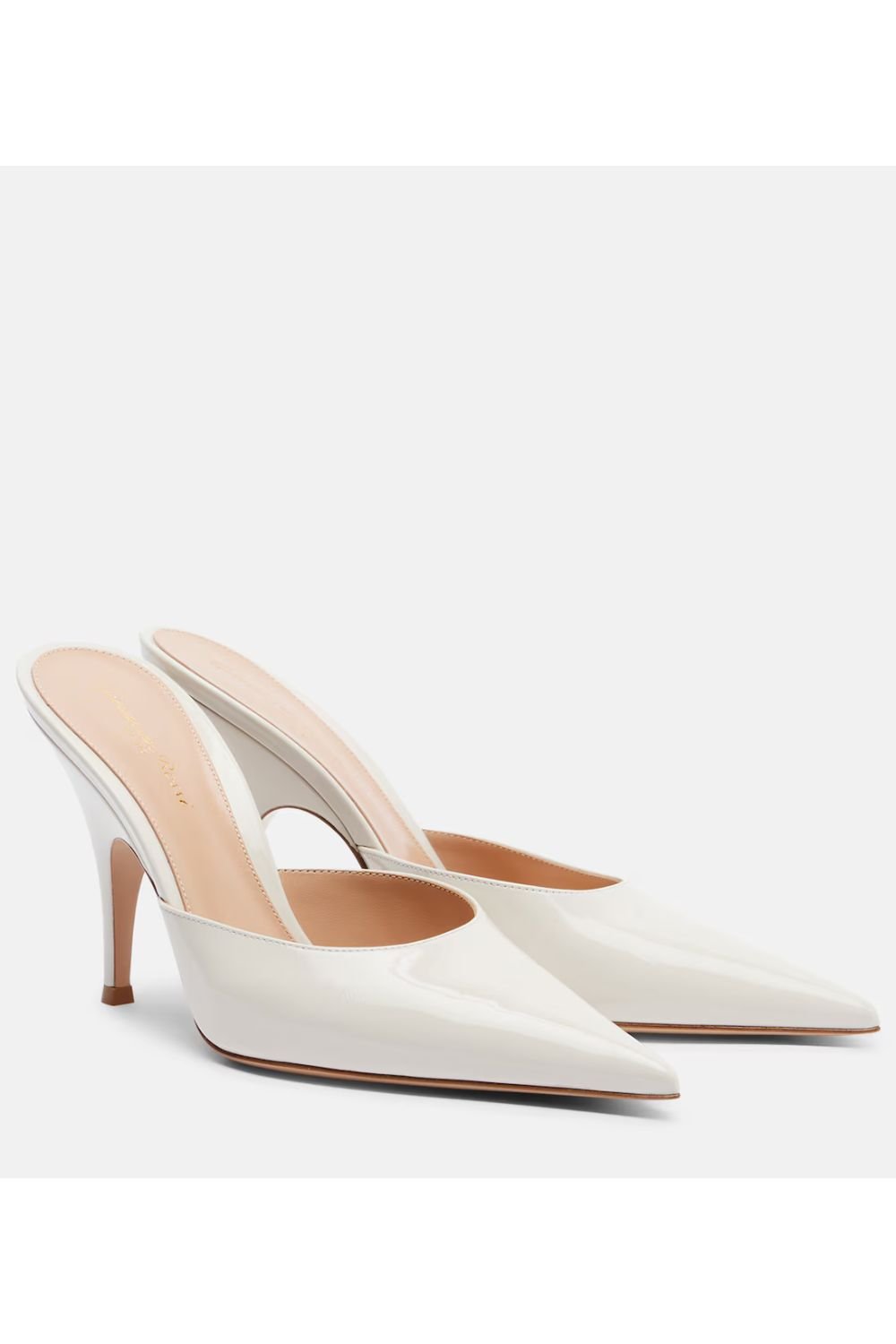 Gianvito Rossi Patent leather mules