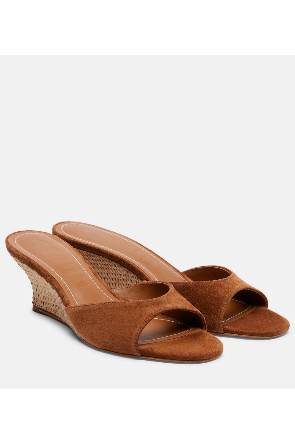 Staud Brigitte 60 suede wedges