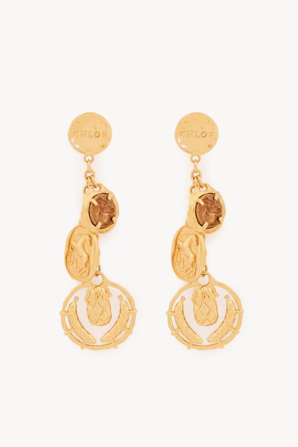 The Chloé Medals earrings