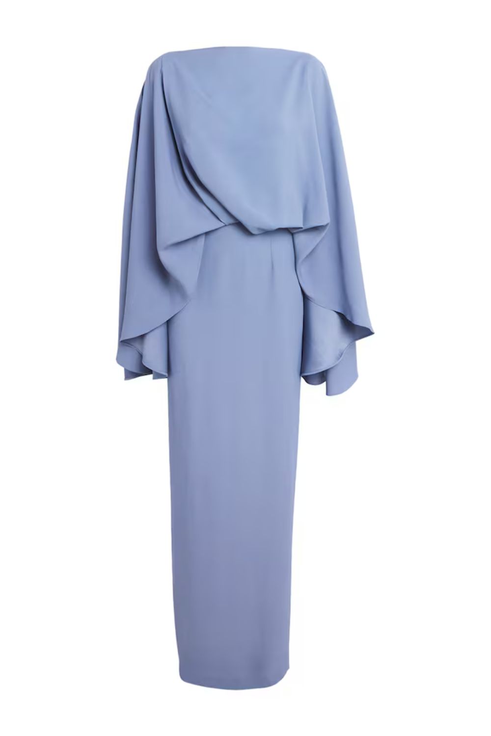 Taller Marmo Crepe Cady Draped Eolia Gown