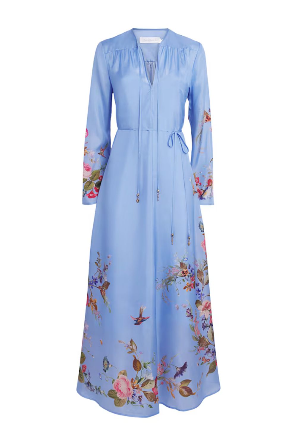 Zimmermann Silk Gathered Patience Midi Dress