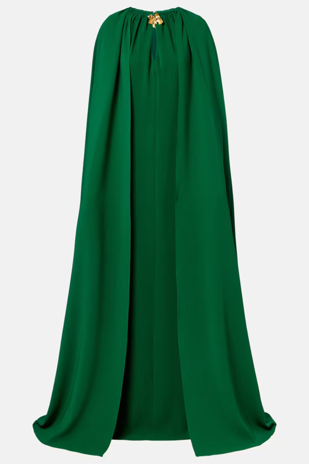 Oscar de la Renta Cyclamen silk-blend georgette kaftan