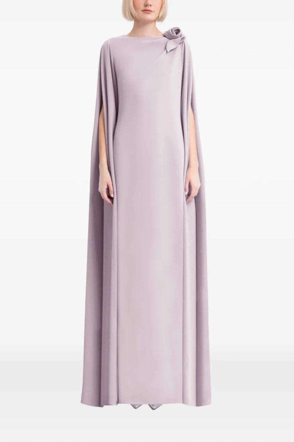 Gemy Maalouf rose-detail maxi dress