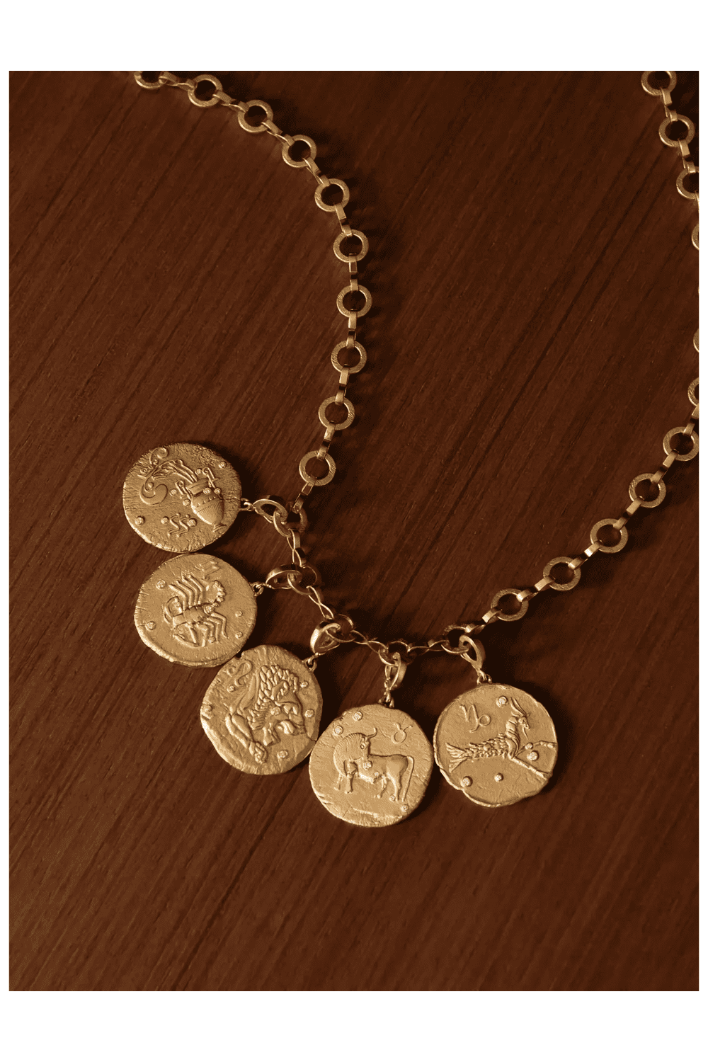 Azlee 18kt yellow gold Of The Stars Cancer pendant necklace