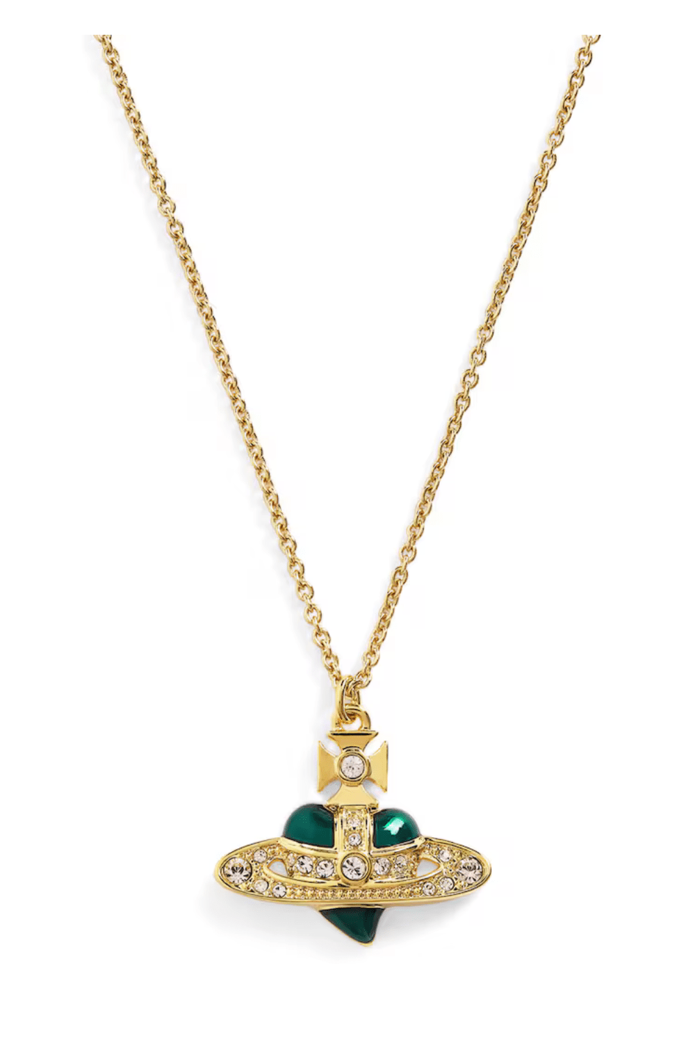 Vivienne Westwood Diamante Heart Necklace