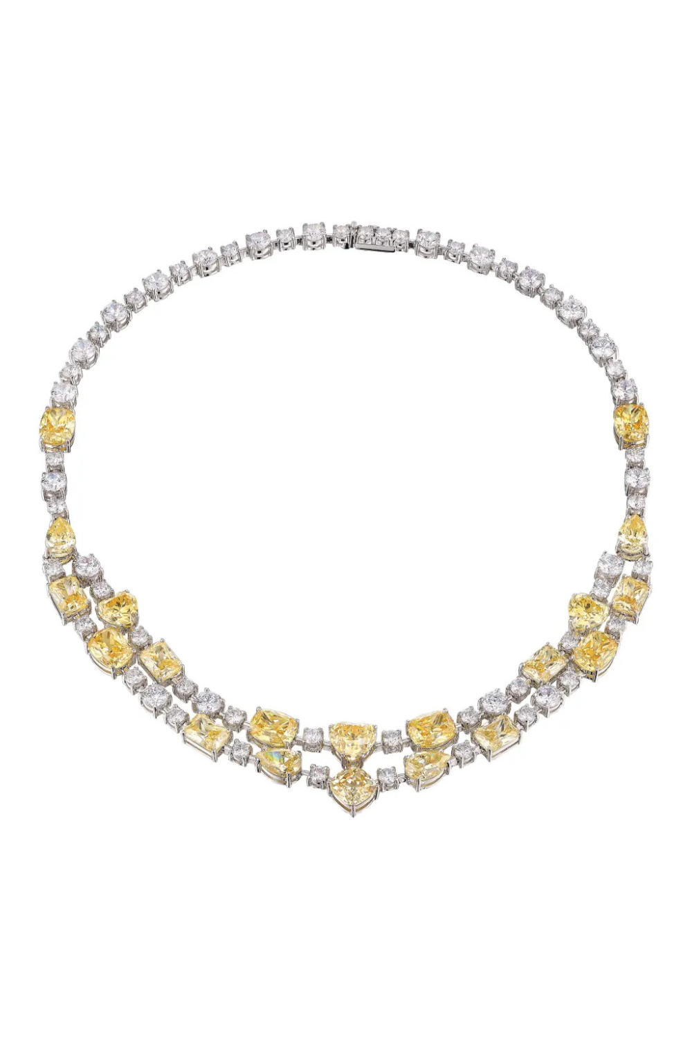 Anabela Chan Canary Love Heart diamond choker