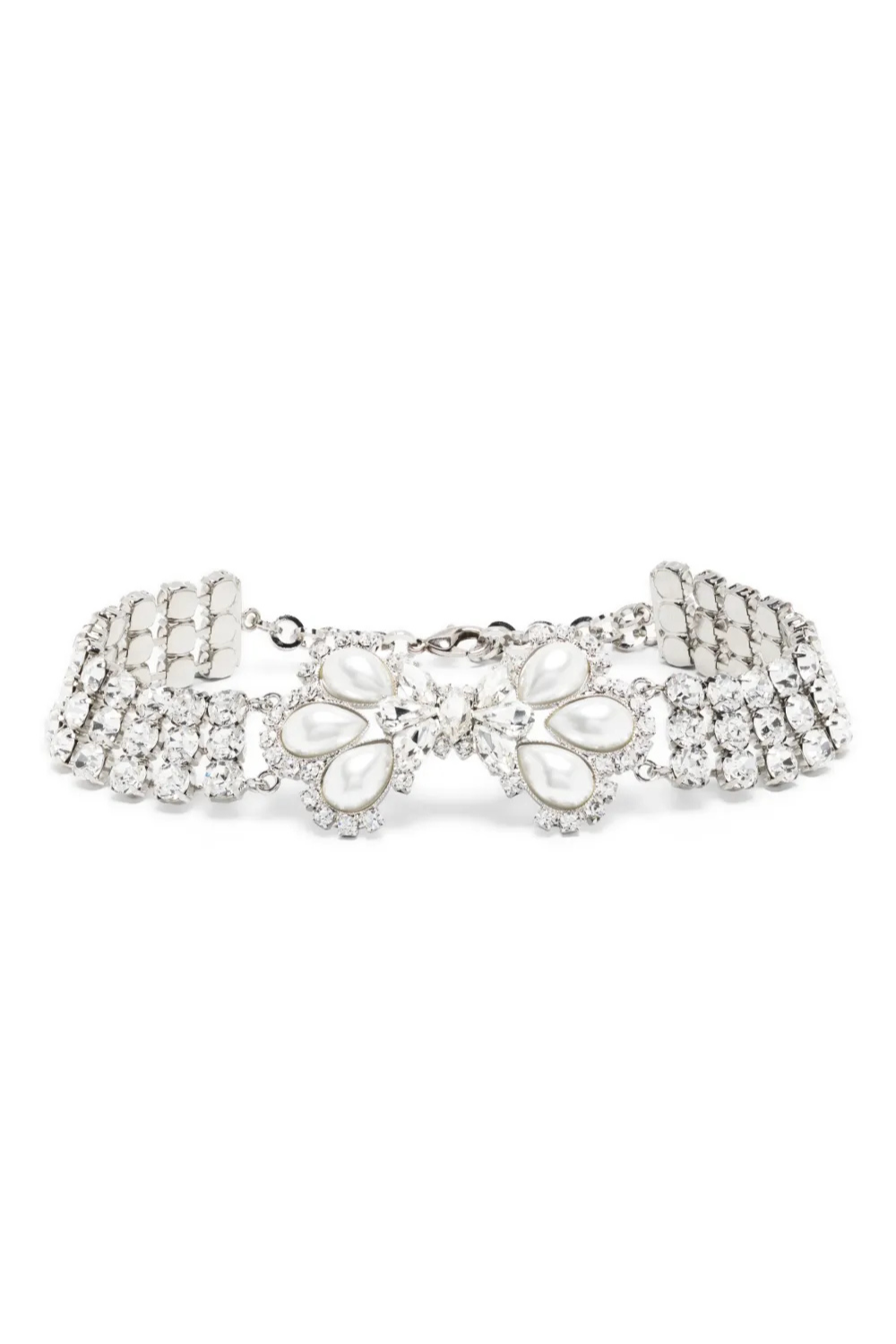 Alessandra Rich crystal-embellished choker necklace