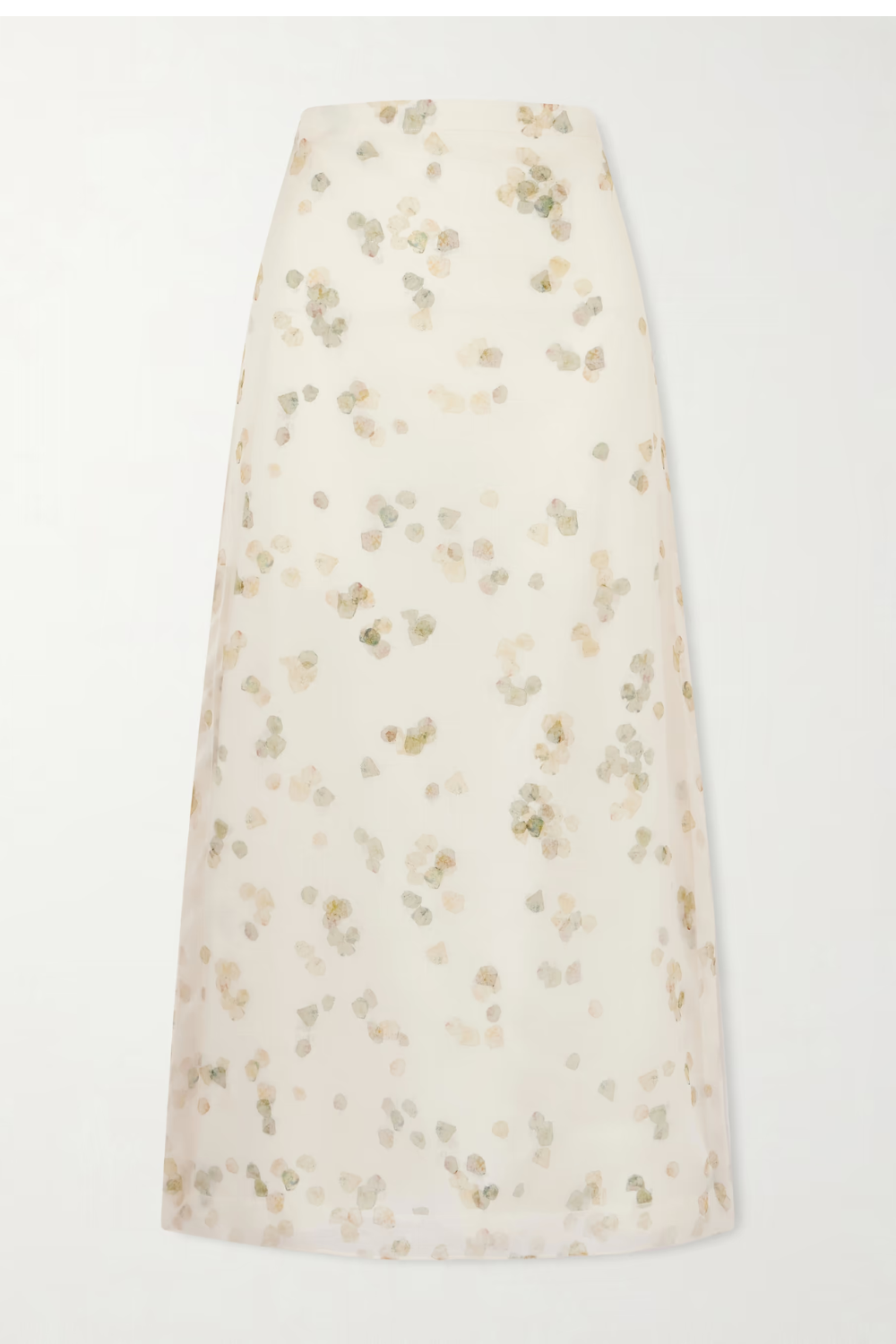 ALTUZARRA Linnie printed cotton-blend organza maxi skirt