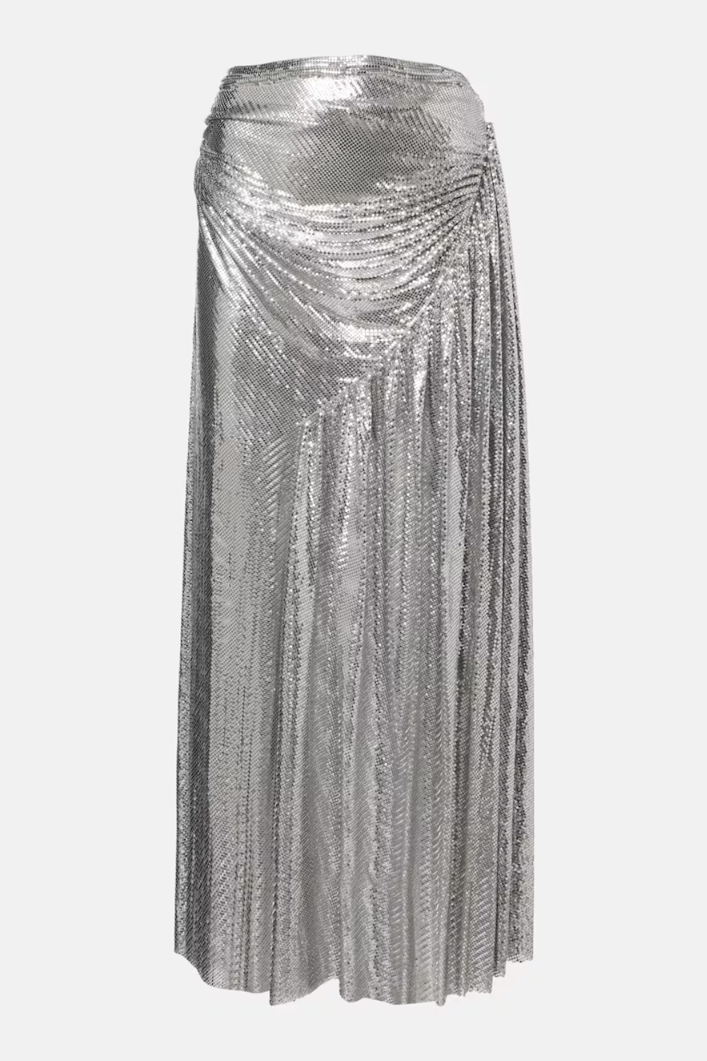 Rabanne Chainmail draped maxi skirt