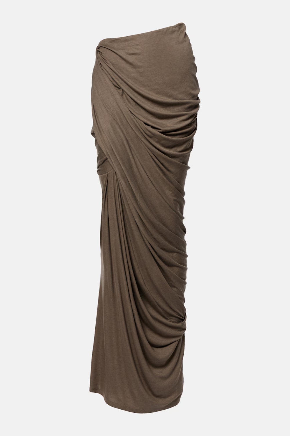 Entire Studios Draped jersey maxi skirt