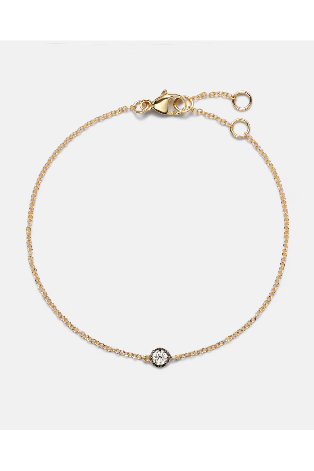 Stone and Strand The Alibi 10kt gold bracelet with diamond