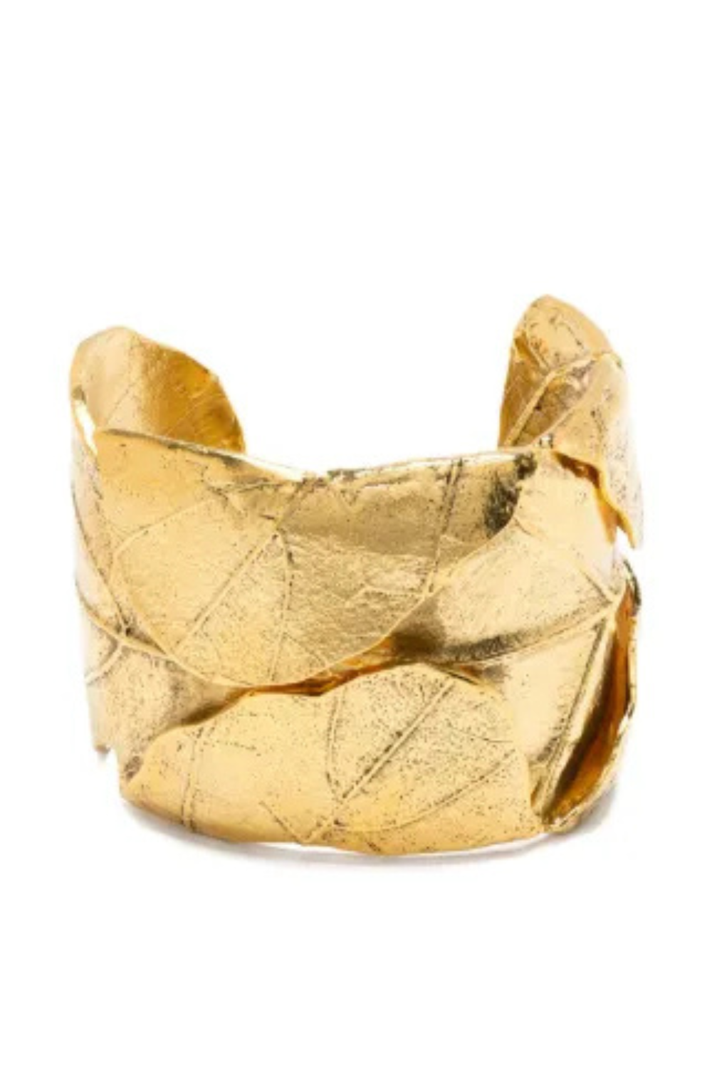 Aurelie Bidermann Ledena leaf-shaped cuff bracelet