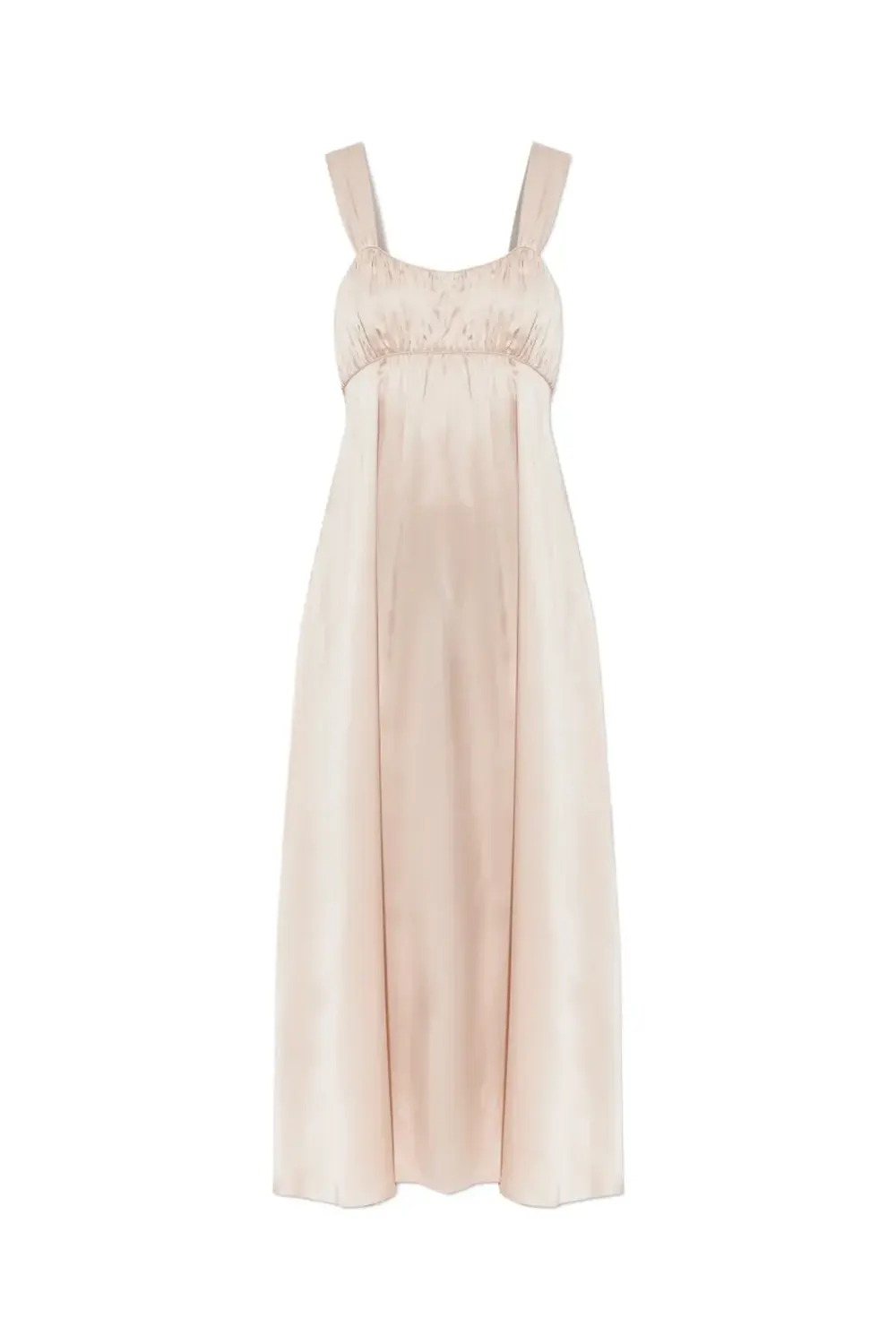 Chloé gathered silk midi dress