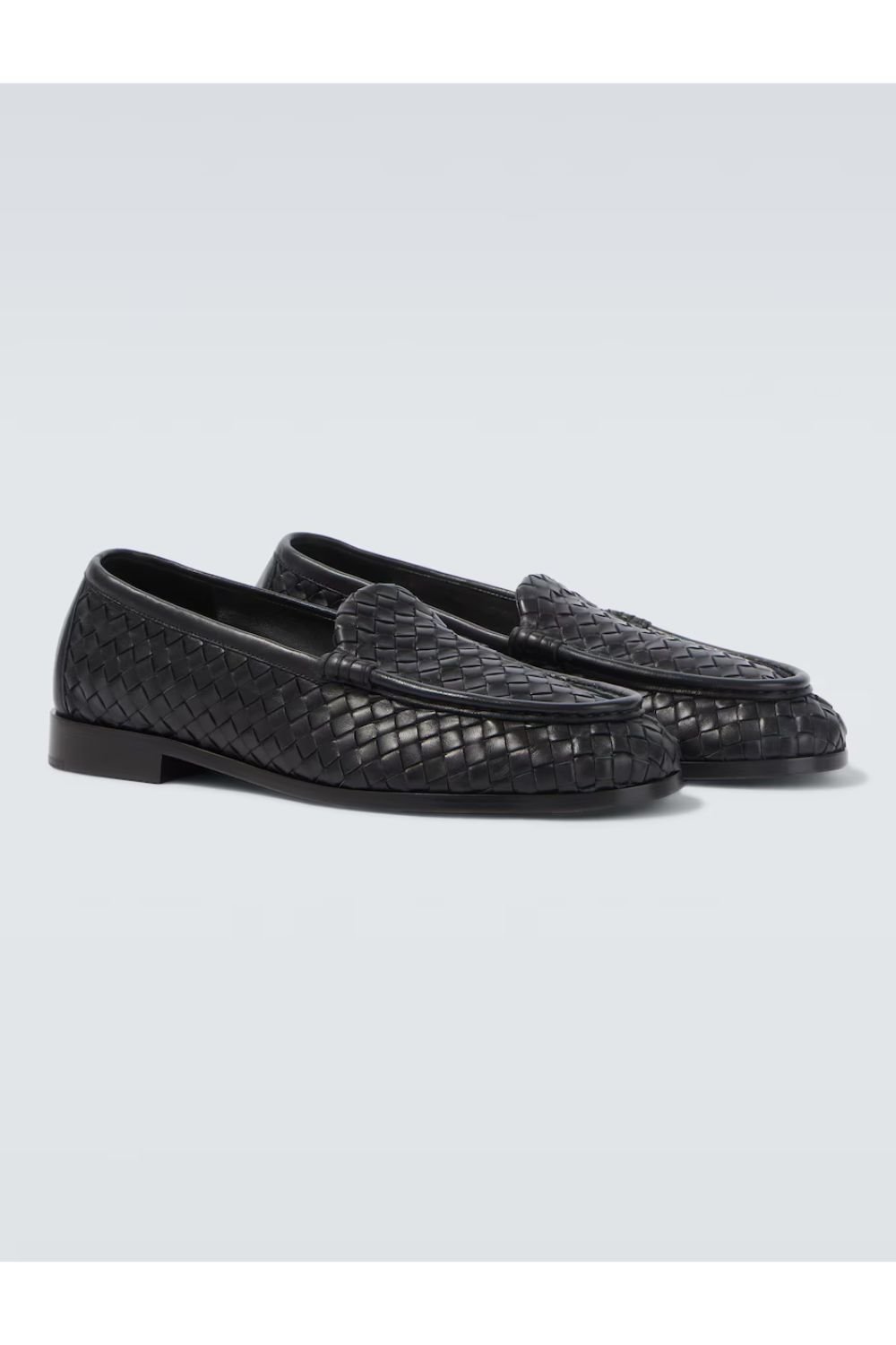 Bottega Veneta Silenzio Intrecciato leather loafers