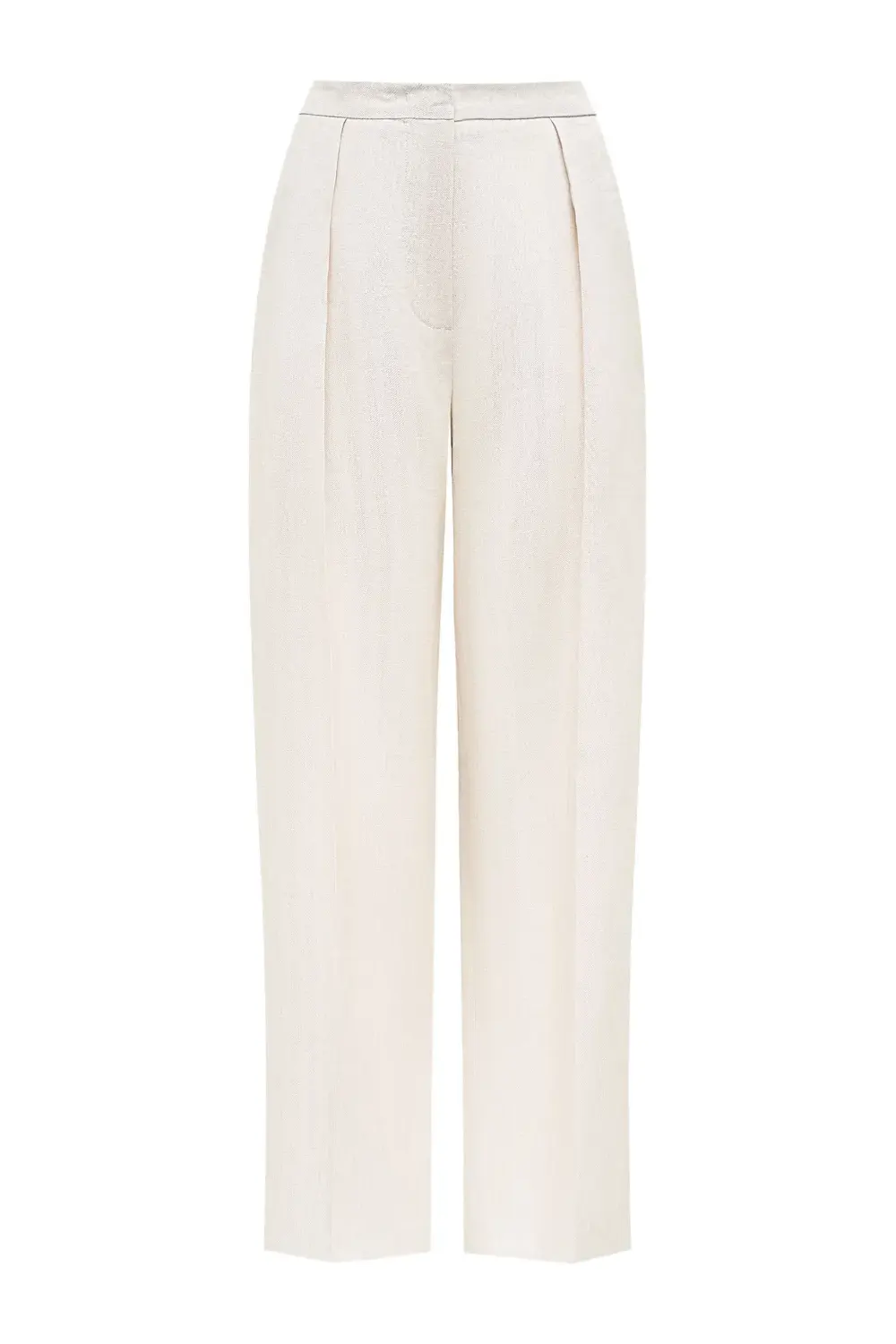 12 STOREEZ pressed-crease linen trousers