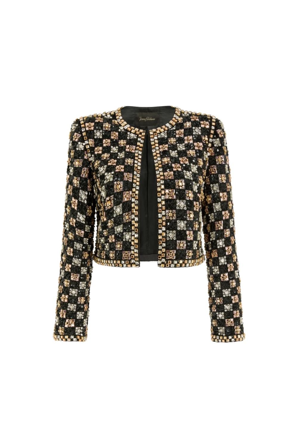 Jenny Packham Dahlia crystal-embellished jacket
