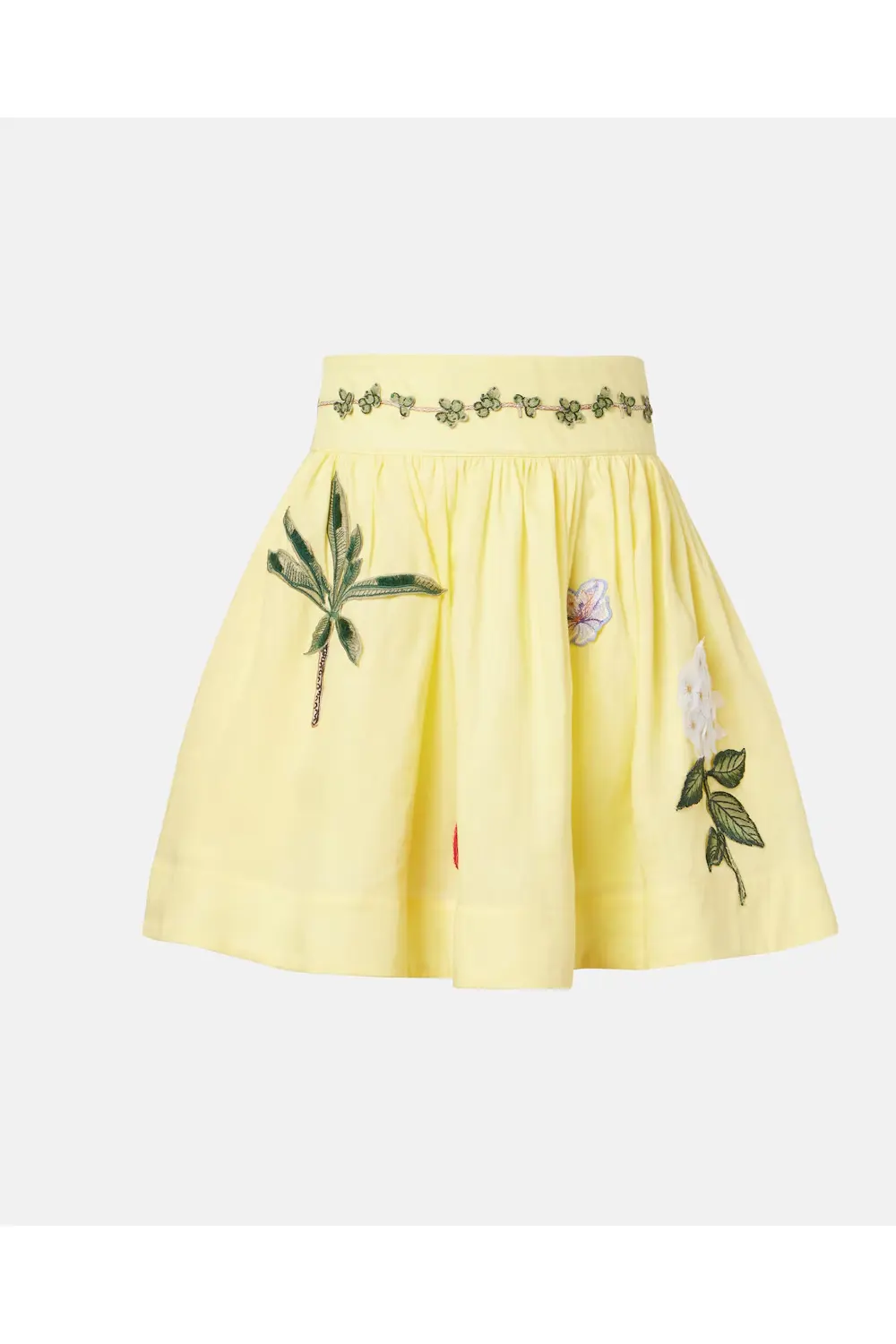 
Agua by Agua Bendita
Nori floral-appliqué linen miniskirt