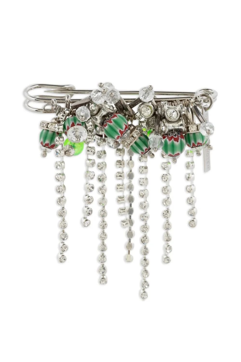 DRIES VAN NOTEN beaded brooch