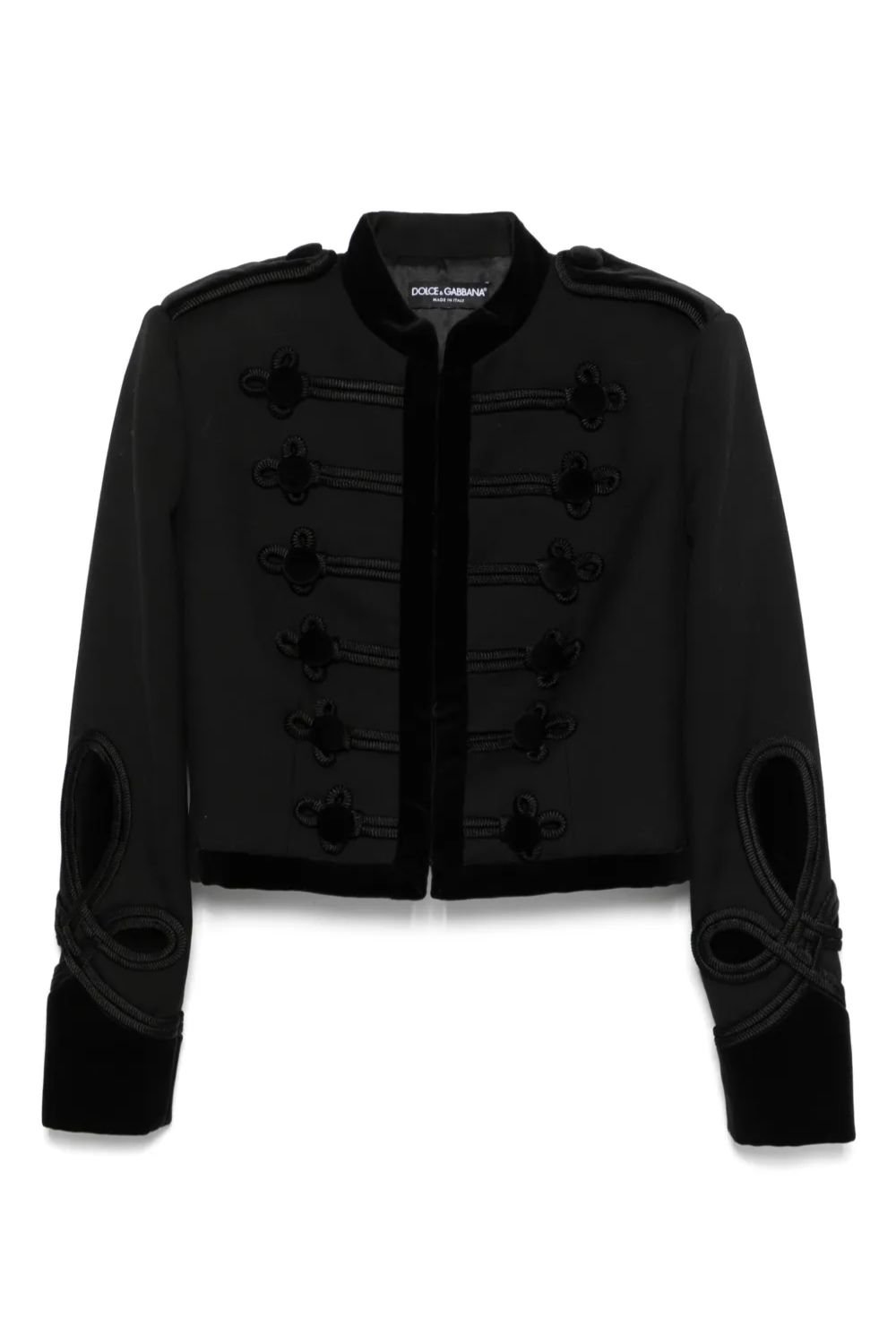 Dolce & Gabbana gabardine epaulettes jacket