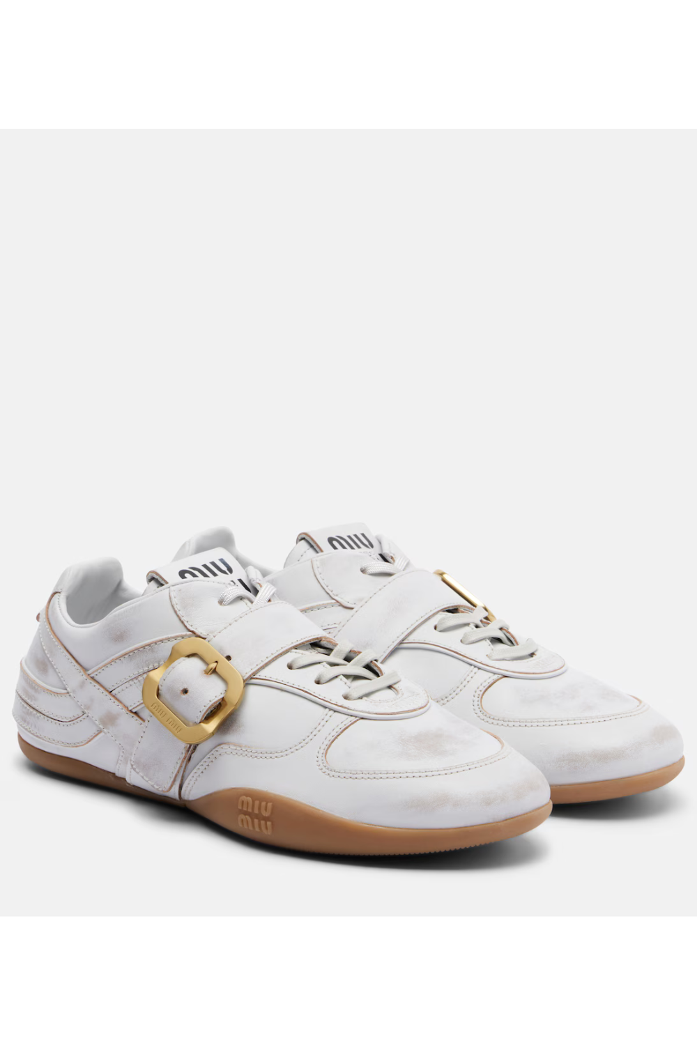 Miu Miu Gymnasium leather sneakers