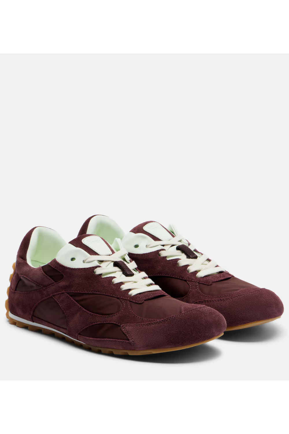 Bottega Veneta Orbit Flash suede-trimmed sneakers
