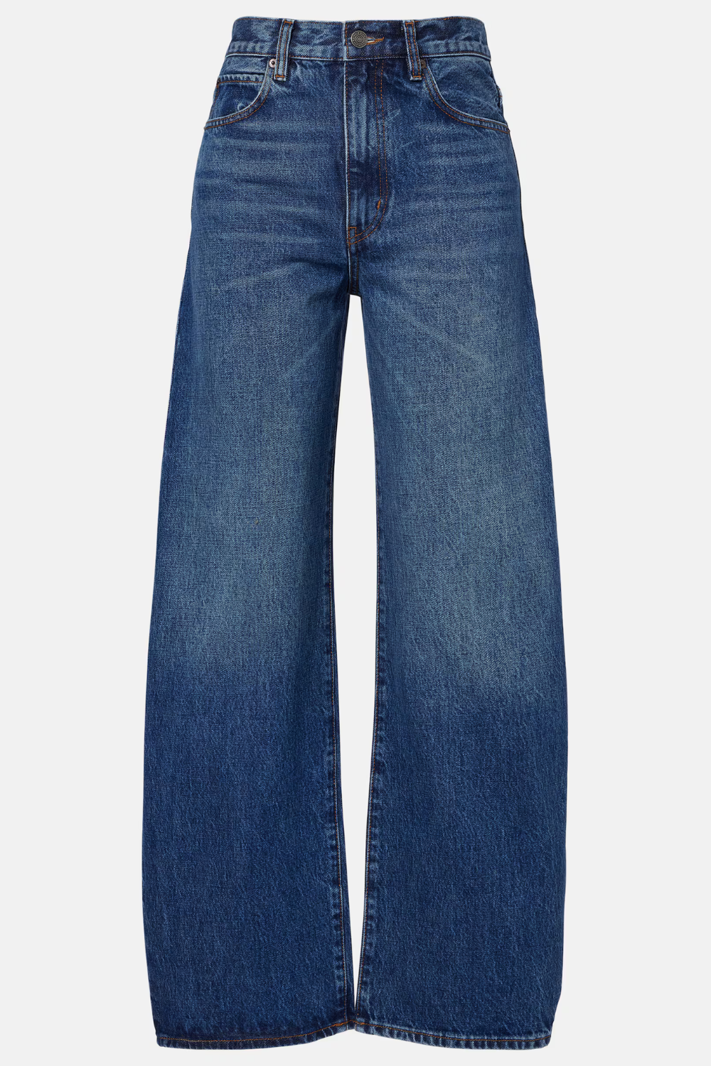 Frame The Bow barrel-leg jeans