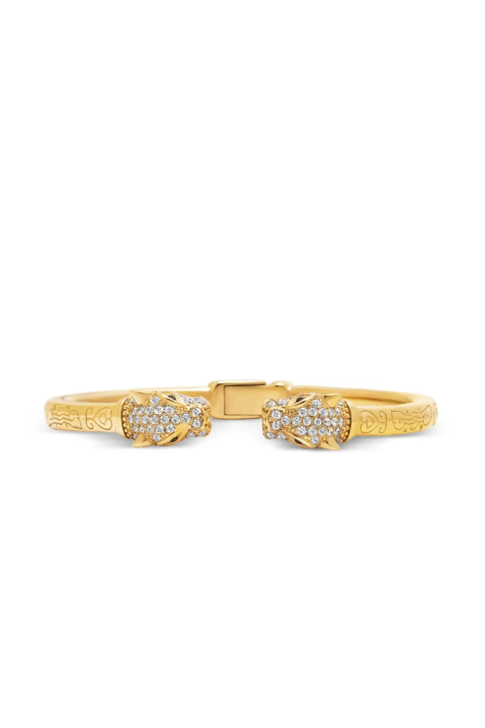 Nialaya Jewelry Panther diamond-embellished bangle