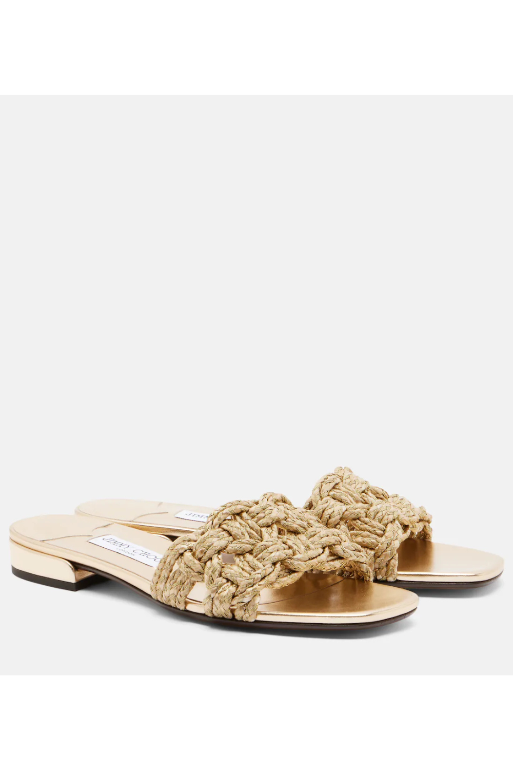 Jimmy Choo Chara woven slides