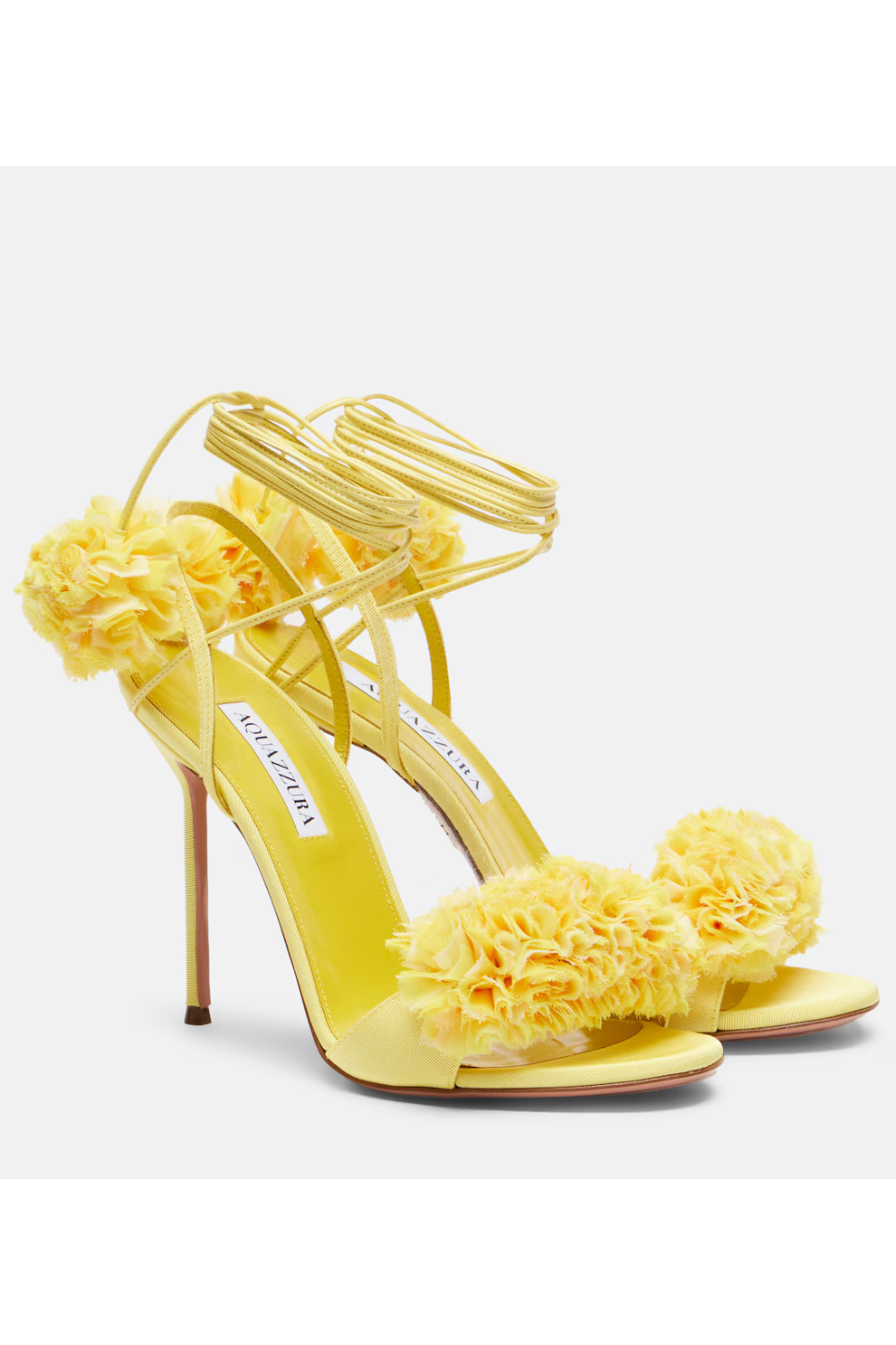 Aquazzura Cherry Kiss appliqué sandals
