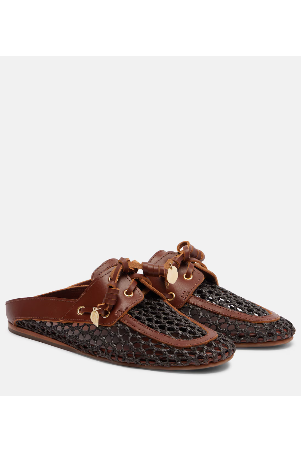 Ancient Greek Sandals Naveta woven leather boat shoes