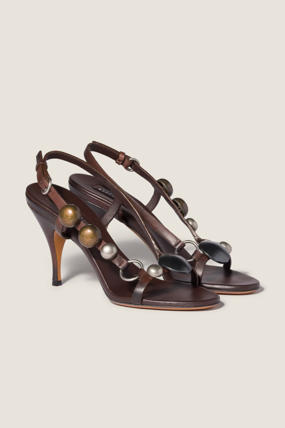 FROM THE RUNWAY Leather sandals