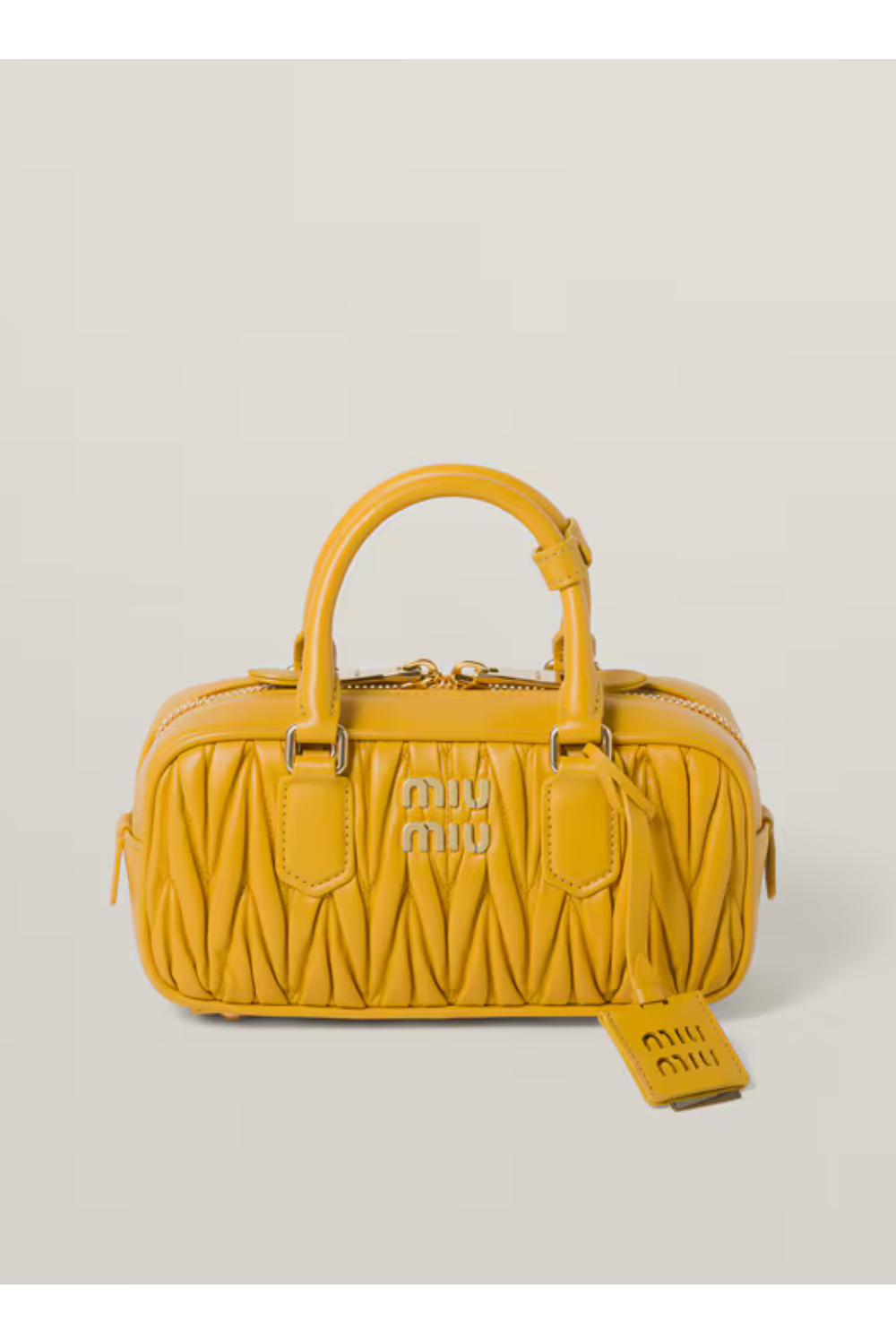 Arcadie matelassé nappa leather bag