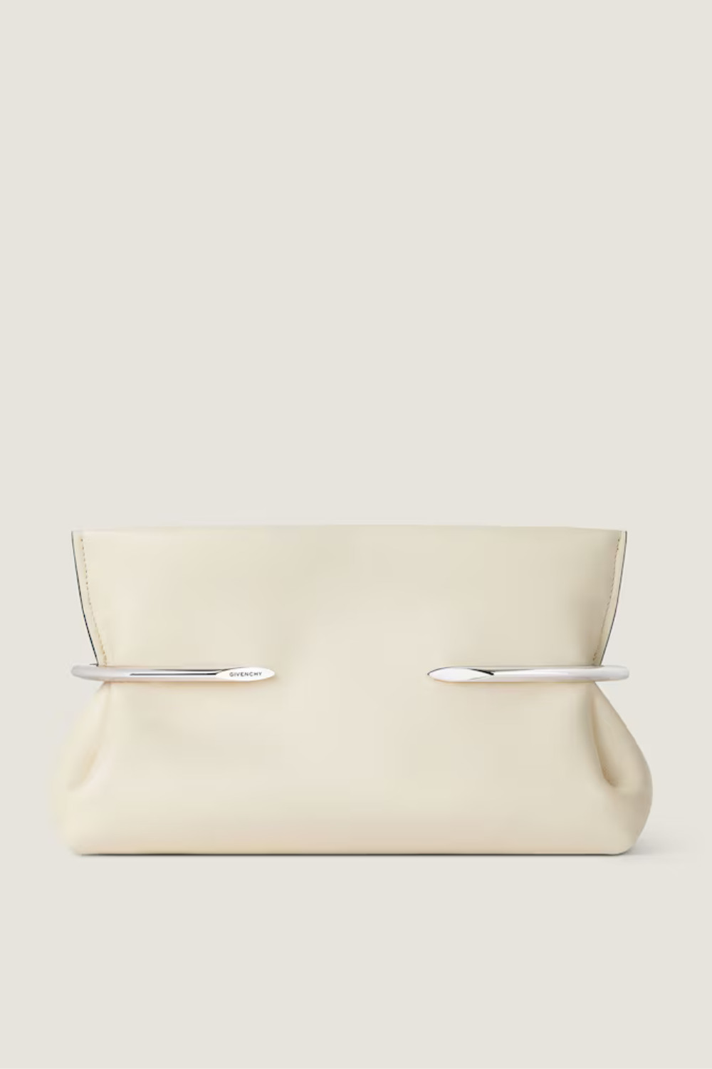 Pinch Soft clutch in nappa leather