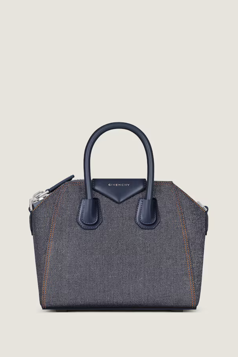 Mini Antigona bag in denim