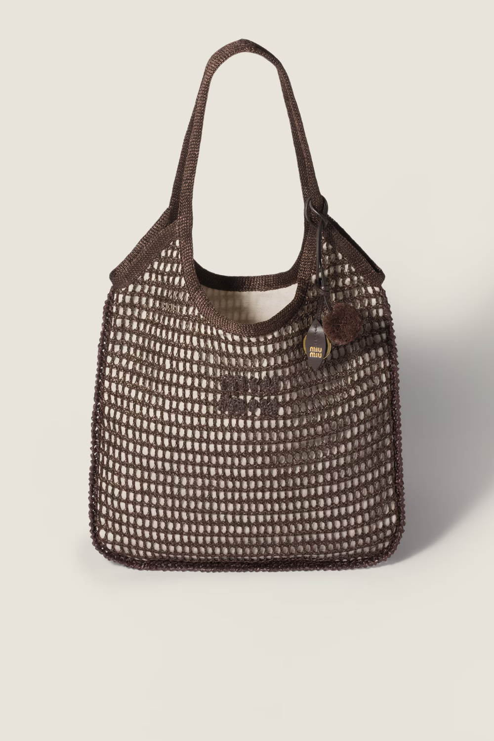 Ivy raffia crochet bag