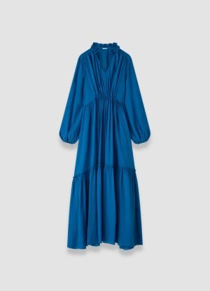 3 Lotus Textured Silk Dress