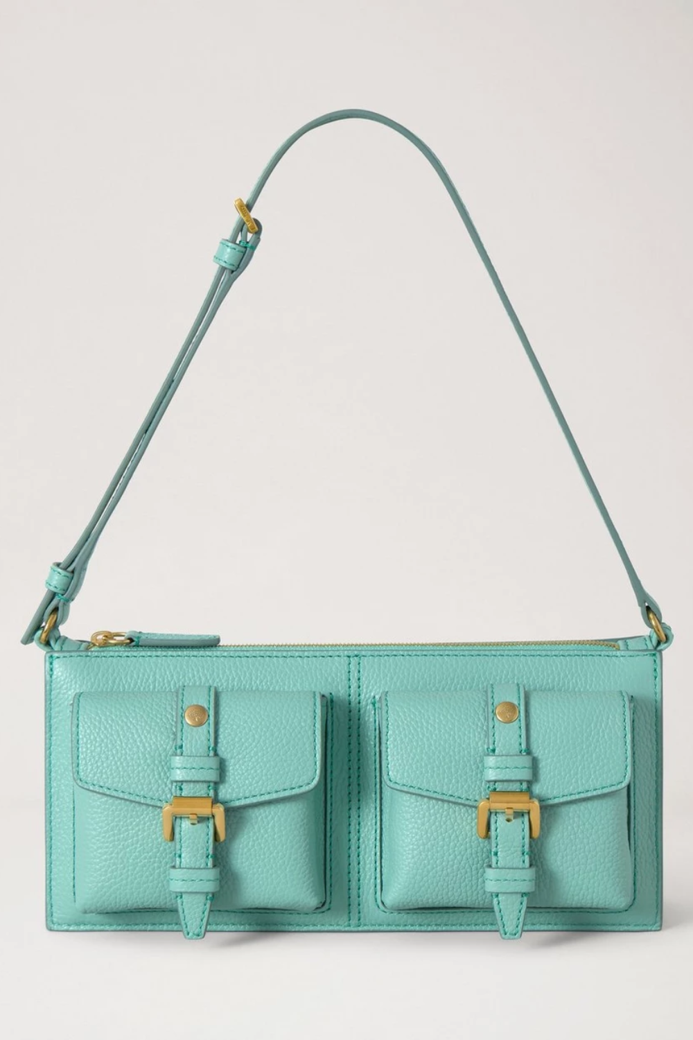 Mini Roxanne Shoulder Bag Marina Blue Small Classic Grain