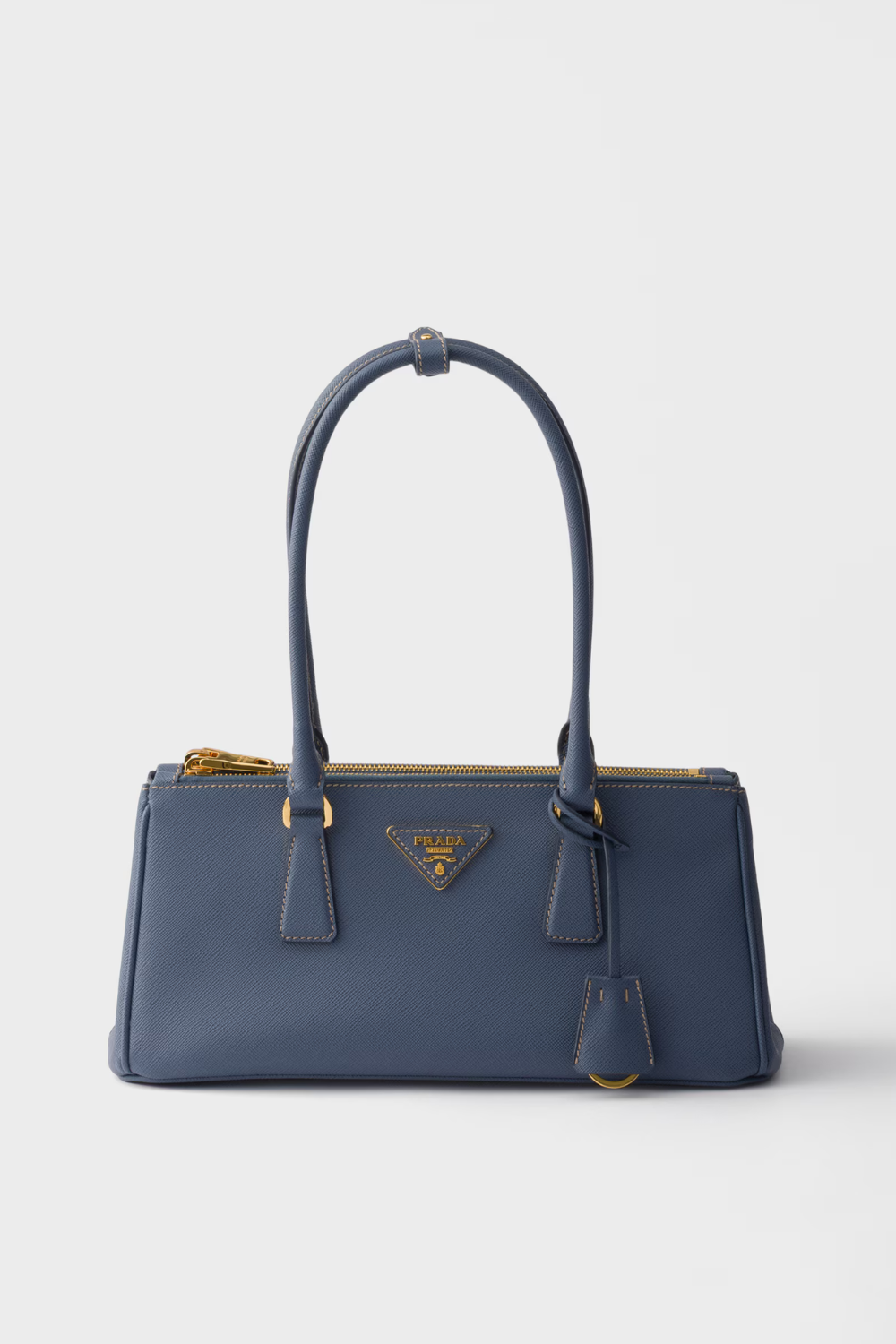 Prada Galleria medium Saffiano leather bag Color: Aviation Blue
