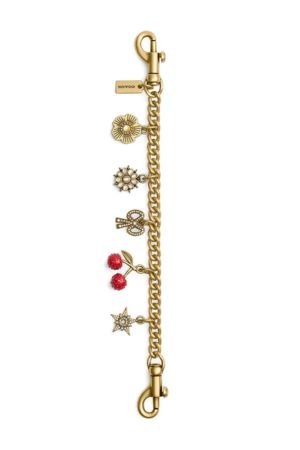 Coach crystal-embellished bag charm
