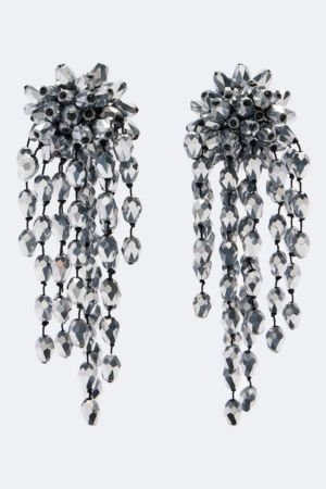 Isabel Marant Hanabi beaded clip-on earrings