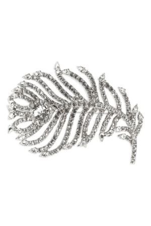 Jennifer Behr crystal pluma brooch
