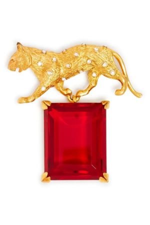 Kenneth Jay Lane Panther pin