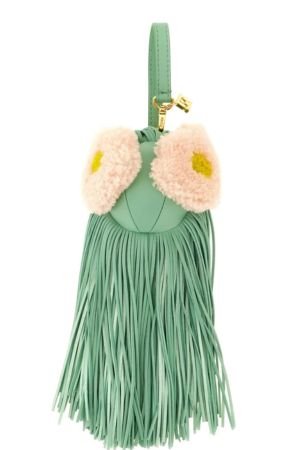FENDI Aquamarine bag bugs charm