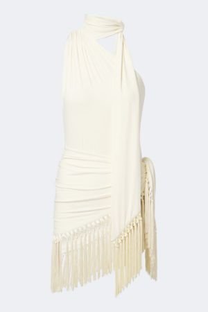 Taller Marmo Siwa scarf-detail swimsuit and beach cover-up set