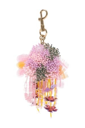Anya Hindmarch sequin-embellished bag charm
