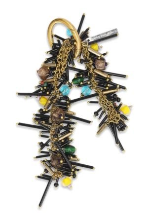 DRIES VAN NOTEN embroidered bag charm