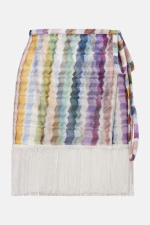 Missoni Fringed beach cover-up